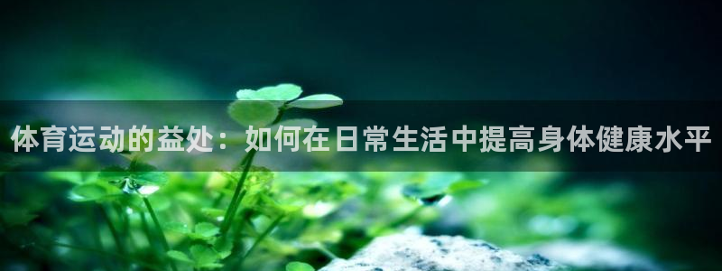 MK体育官网下载招商：体育运动的益处：如何在日常生活中提高身
